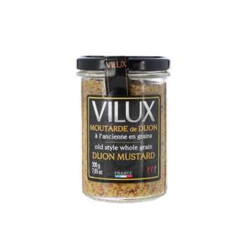Vilux Moutarde Old Style Whole Grain Dijon Mustard (200g) (France)