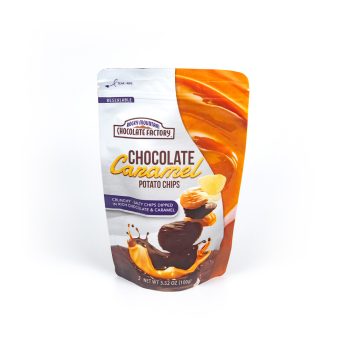 Rocky Mountain Chocolate Factory Chocolate Caramel Dipped Potato Chips (100g)
