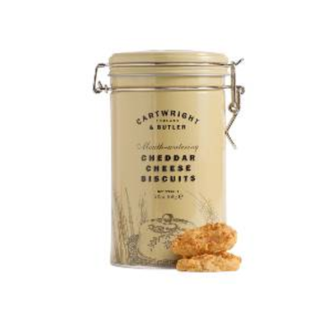 Cartwright & Butler Cheddar Cheese Biscuits in Tin (100g)