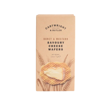 Cartwright & Butler Cheese Wafers with Honey Mustard (75g)