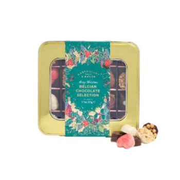 Cartwright & Butler Merry Christmas Belgian Chocolate Selection (100g)
