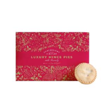 Cartwright & Butler 12 Days of Christmas Luxury Mince Pies with Brandy (340g)