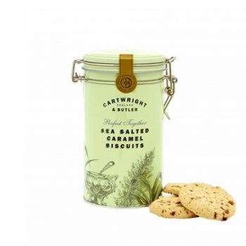 Cartwright & Butler Sea Salted Caramel Biscuits Tin (200g)