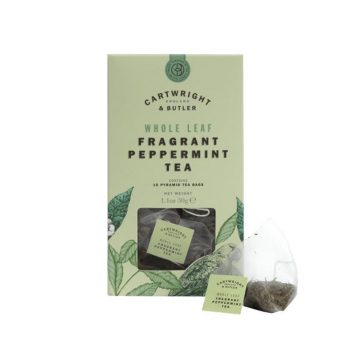 Cartwright & Butler Fragrant Peppermint Whole Leaf Tea Bags Carton (30g)