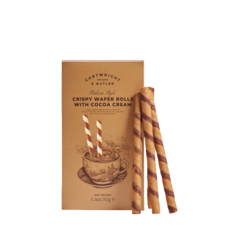 Cartwright & Butler Crispy Wafer Rolls with Cocoa Cream in Carton (150g)