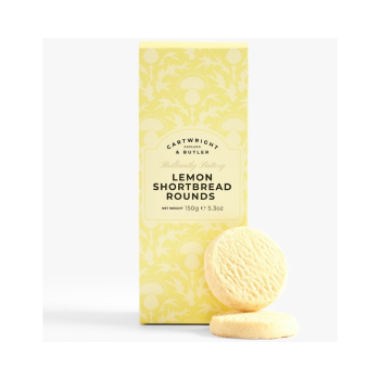 Cartwright & Butler Lemon Zest Shortbread Rounds in Carton (150g)