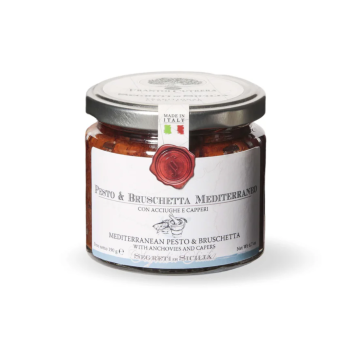 Frantoi Cutrera Mediterranean Pesto & Bruschetta with Anchovies and Capers (190g)