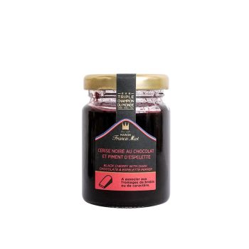 Francis Miot Black Cherry with Dark Chocolate & Espelette Pepper (100g)