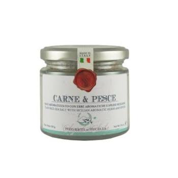 Frantoi Cutrera Flavored Sea Salt with Sicilian Aromatic Herbs and Spices (200g)