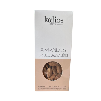Kalios Roasted and Salted Almonds (100g)