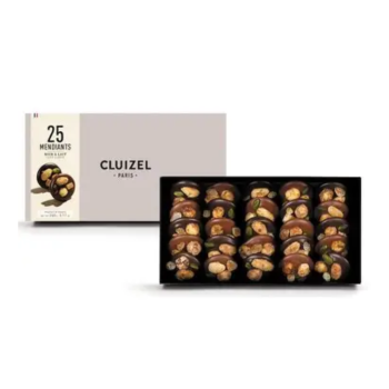 Michel Cluizel 25 Mendiants Noir & Lait Chocolate Box (260g)