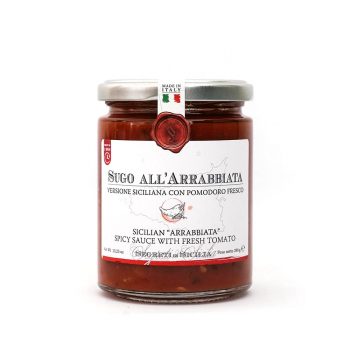 Frantoi Cutrera Sicilian Arrabbiata Spicy Sauce with Fresh Tomato (290g)