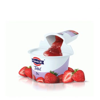 FAGE Total 0% Greek Yogurt Split Cup Strawberry (170g)